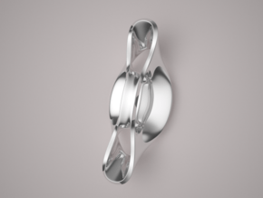 Triple Cube Silver 058 in Polished Silver