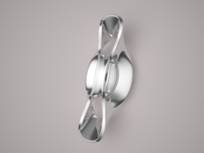 Triple Cube Silver 059 in Polished Silver