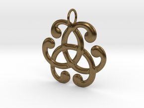 Health Harmony Therapy Celtic Knot in Natural Bronze: Medium
