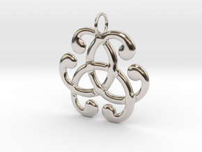 Health Harmony Therapy Celtic Knot in Platinum: Medium
