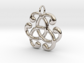 Health Harmony Therapy Celtic Knot in Platinum: Small