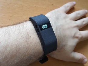 Fitbit Charge HR Shell in Black Natural Versatile Plastic