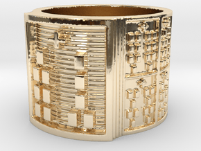 OGUNDABARA Ring Size 13.5 in 14K Yellow Gold