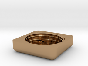 Palmbalm Ring Top in Polished Brass