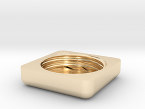 Palmbalm Ring Top in 14K Yellow Gold