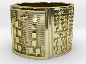 OGUNDASHE Ring Size 14 in 18k Gold Plated Brass