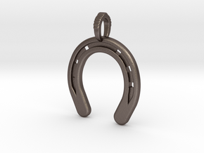 Horse Shoe in Polished Bronzed Silver Steel