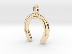 Horse Shoe in 14K Yellow Gold