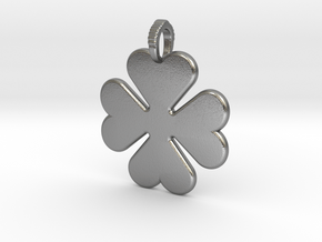 Good Luck Charm in Natural Silver