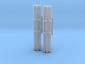 M158A1 Pair Rocket Pods 1/48 Scale (Unloaded) in Tan Fine Detail Plastic