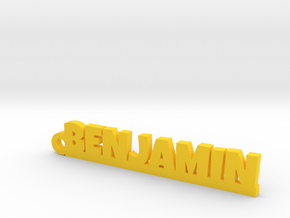 BENJAMIN Keychain Lucky in 14k Gold Plated Brass