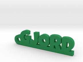 GJORD Keychain Lucky in Green Processed Versatile Plastic
