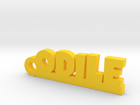 ODILE Keychain Lucky in Yellow Processed Versatile Plastic