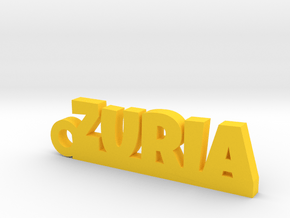 ZURIA Keychain Lucky in Yellow Processed Versatile Plastic