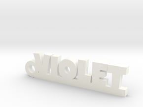 VIOLET Keychain Lucky in Aluminum