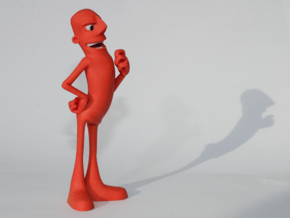 Hueman 'Red' Classic pose Figurine in Full Color Sandstone