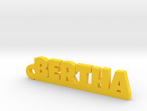 BERTHA Keychain Lucky in Yellow Processed Versatile Plastic