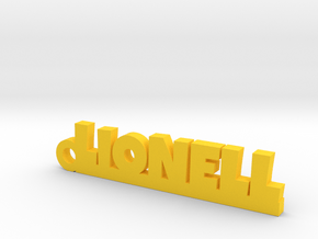 LIONELL Keychain Lucky in Yellow Processed Versatile Plastic