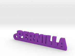 PERNILLA Keychain Lucky in Purple Processed Versatile Plastic