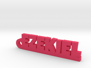 EZEKIEL Keychain Lucky in Pink Processed Versatile Plastic
