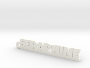 SERAPHINE Keychain Lucky in White Processed Versatile Plastic