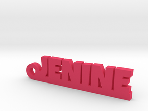 JENINE Keychain Lucky in Pink Processed Versatile Plastic