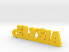 ELYSIA Keychain Lucky in Natural Brass