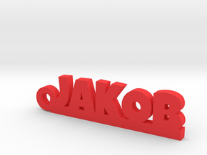 JAKOB Keychain Lucky in Red Processed Versatile Plastic