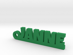 JANNE Keychain Lucky in Green Processed Versatile Plastic