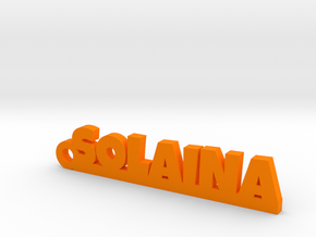 SOLAINA Keychain Lucky in Natural Brass