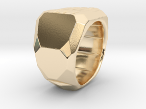 Sphynx Ring Alpha in 14k Gold Plated Brass: 7.5 / 55.5