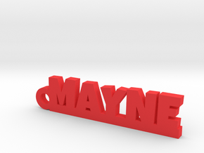 MAYNE Keychain Lucky in Red Processed Versatile Plastic