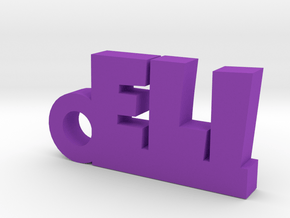 ELI Keychain Lucky in Purple Processed Versatile Plastic