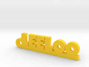 LEELOO Keychain Lucky in Yellow Processed Versatile Plastic