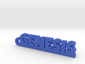 GENESIS Keychain Lucky in Blue Processed Versatile Plastic