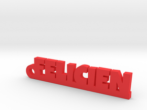 FELICIEN Keychain Lucky in Red Processed Versatile Plastic
