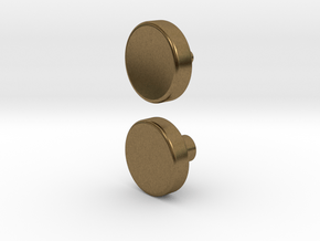 Spinner button in Natural Bronze