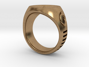 LMNTL Water Ring (size 12) in Natural Brass