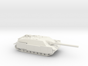 Jagdpanzer IV tank (Germany) 1/144 in White Natural Versatile Plastic