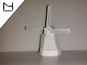 Windmill / Windmolen in White Natural Versatile Plastic