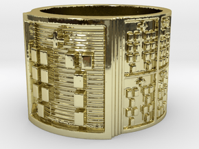OSAKANA Ring Size 14 in 18k Gold Plated Brass