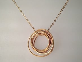 Asteroid Pendant in Natural Brass