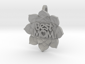 Mother's Day - Flower Pendant #BestMom in Aluminum