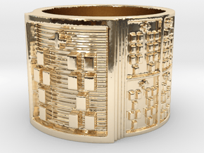 OTRUPONTAURO Ring Size 13.5 in 14K Yellow Gold