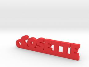 COSETTE Keychain Lucky in Red Processed Versatile Plastic