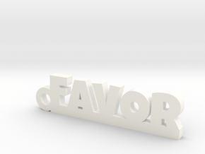 FAVOR Keychain Lucky in Natural Brass