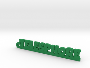 TELESPHORE Keychain Lucky in Green Processed Versatile Plastic