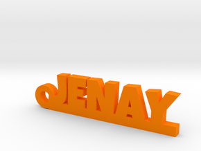 JENAY Keychain Lucky in Natural Brass