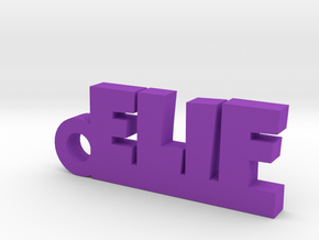 ELIF Keychain Lucky in Purple Processed Versatile Plastic