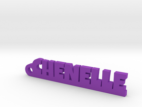CHENELLE Keychain Lucky in Purple Processed Versatile Plastic